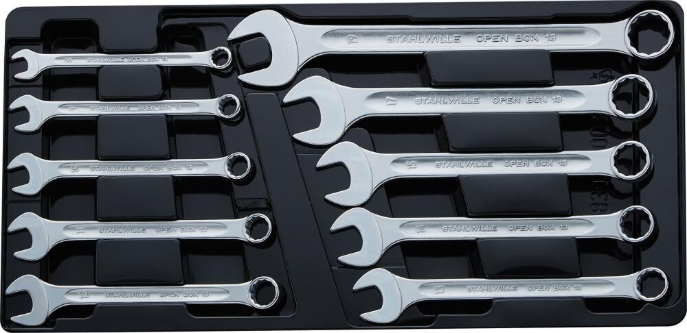 STAHLWILLE Set Maulringschlüssel 13/10 KT STAHLWILLE Set Maulringschlüssel 13/10 KT