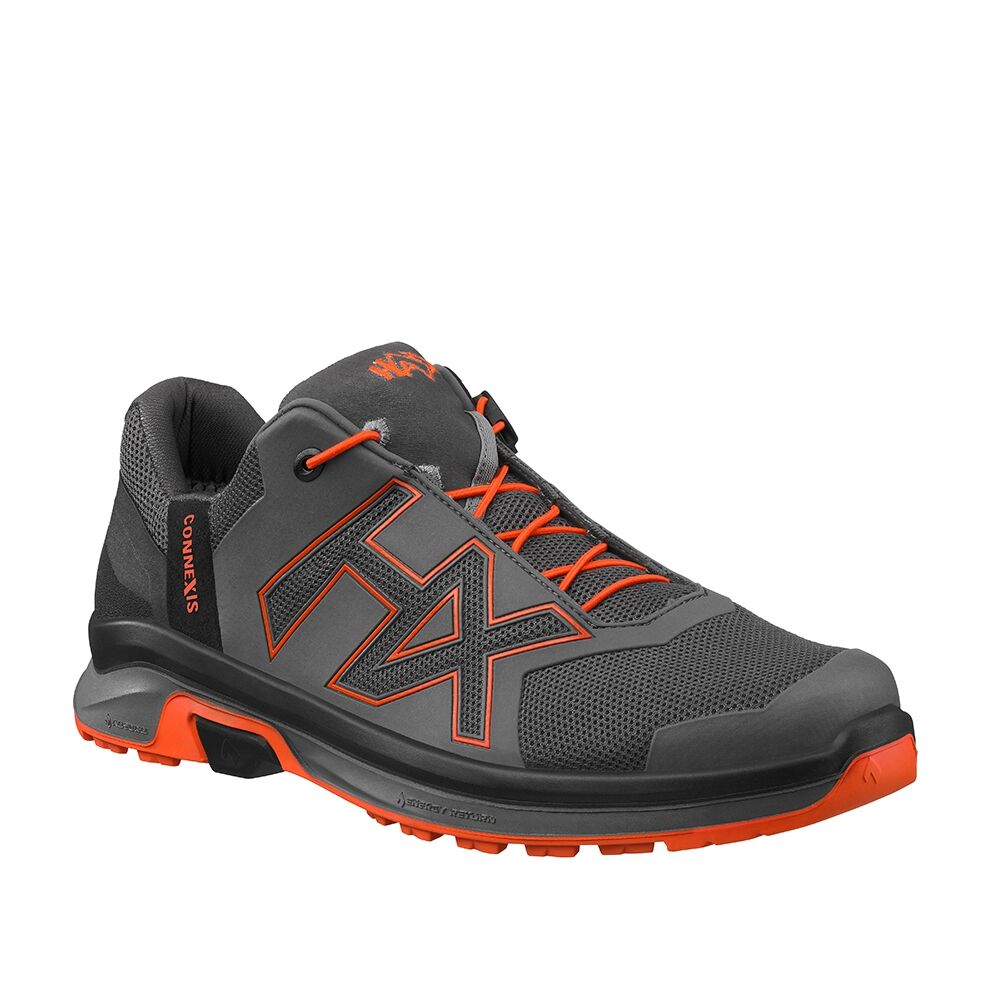 HAIX Halbschuh CONNEXIS Go GTX low grey-orange Gr. 40 (UK 6,5)