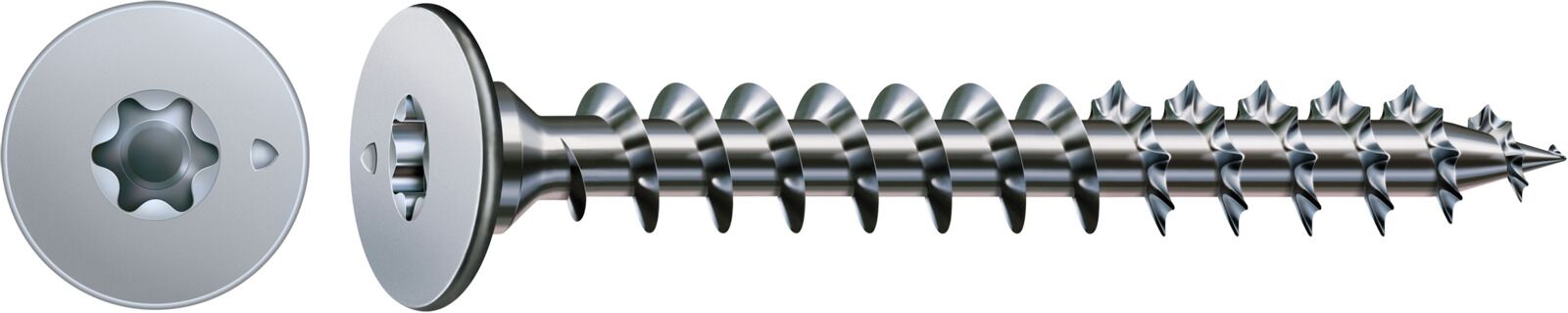 SPAX Rückwandkopf ohne Linse T-STAR+ T10 Vollg. 4CUT WIROX 300St, 3x20mm