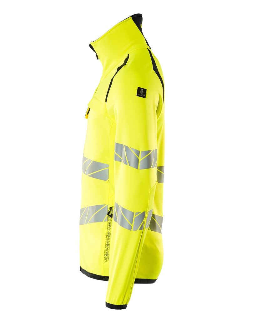 MASCOT Accel. Safe Fleece-Pullover m RV Gr. 3XL hi-vis glb/schwarzbl 19103-315