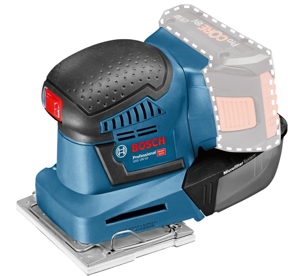 BOSCH Akku Schwingschleifer sol GSS 18V-10 BOSCH Akku Schwingschleifer sol GSS 18V-10