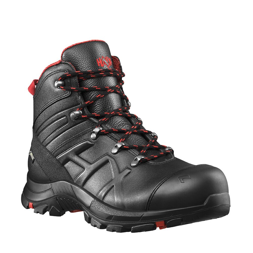 HAIX Sicherheitsstiefel Safety 54mid ESD GTX black-red S3 Gr. 39 Uk 5,5 HAIX Sicherheitsstiefel Safety 54mid ESD GTX black-red S3 Gr. 39 Uk 5,5