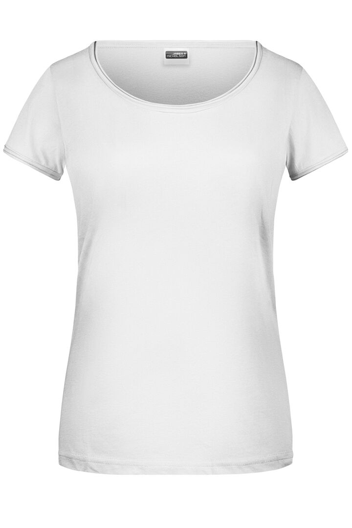 JN Ladies'-T 8001 white, Größe M