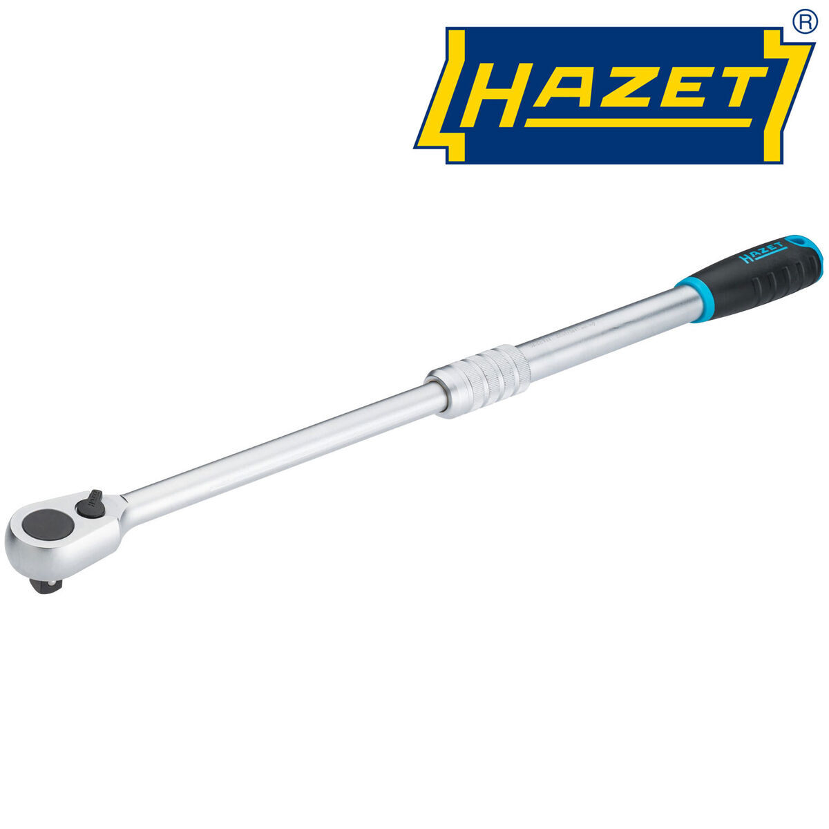 HAZET HiPer Feinzahn-Umschaltknarre 916HPLG ausziehbar 12,5mm,1/2Zoll 614mm