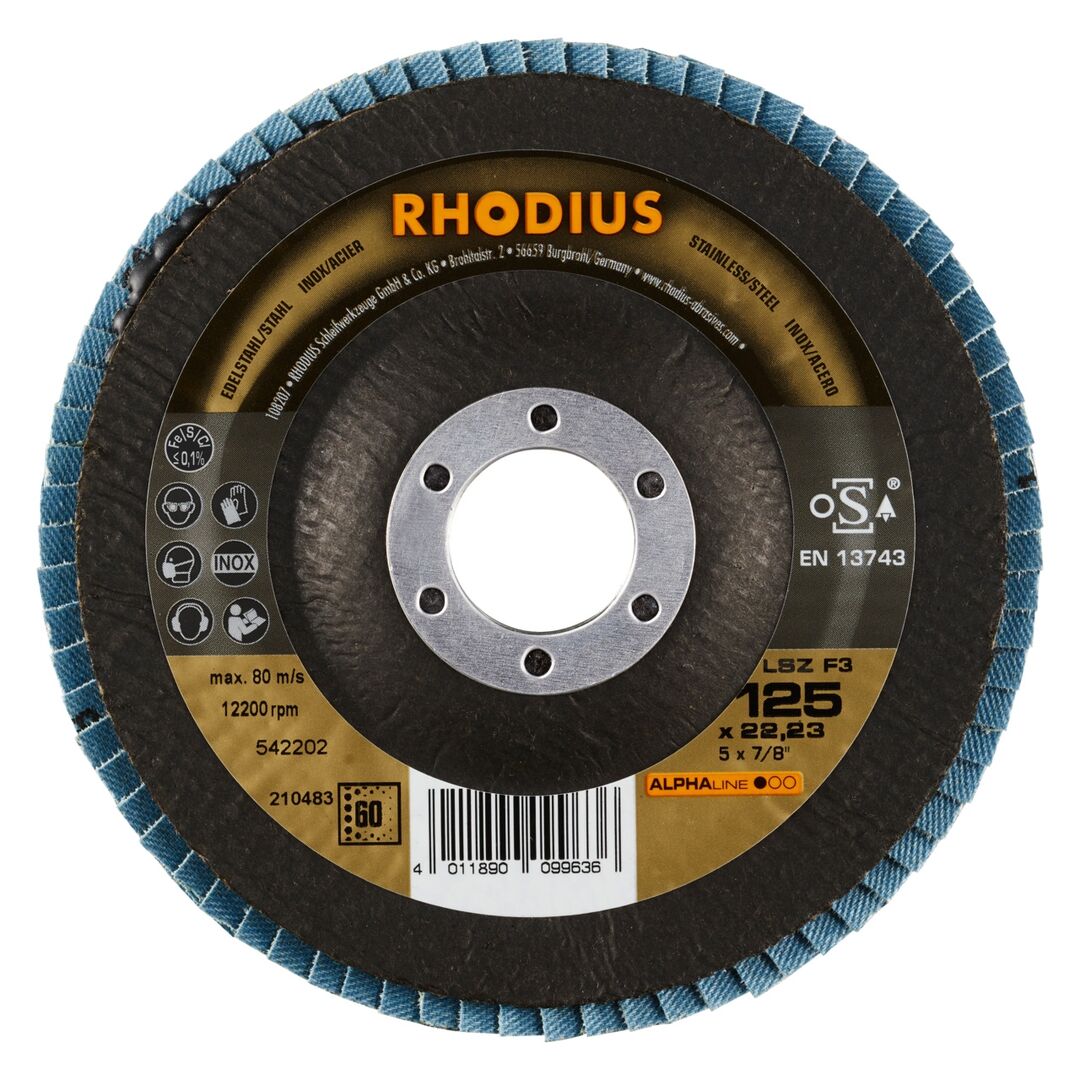 RHODIUS Lamellenschleifsch.LSZ F3125mm K 60 RHODIUS Lamellenschleifsch.LSZ F3125mm K 60