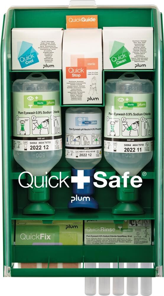 PLUM Erste-Hilfe-Station Quicksafe Box Complete PLUM Erste-Hilfe-Station Quicksafe Box Complete
