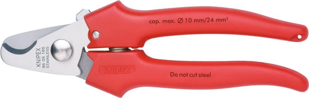 KNIPEX 95 05 165 Kabelschere Griffe KST umspritzt KST umspritzt 165mm KNIPEX 95 05 165 Kabelschere Griffe KST umspritzt KST umspritzt 165mm