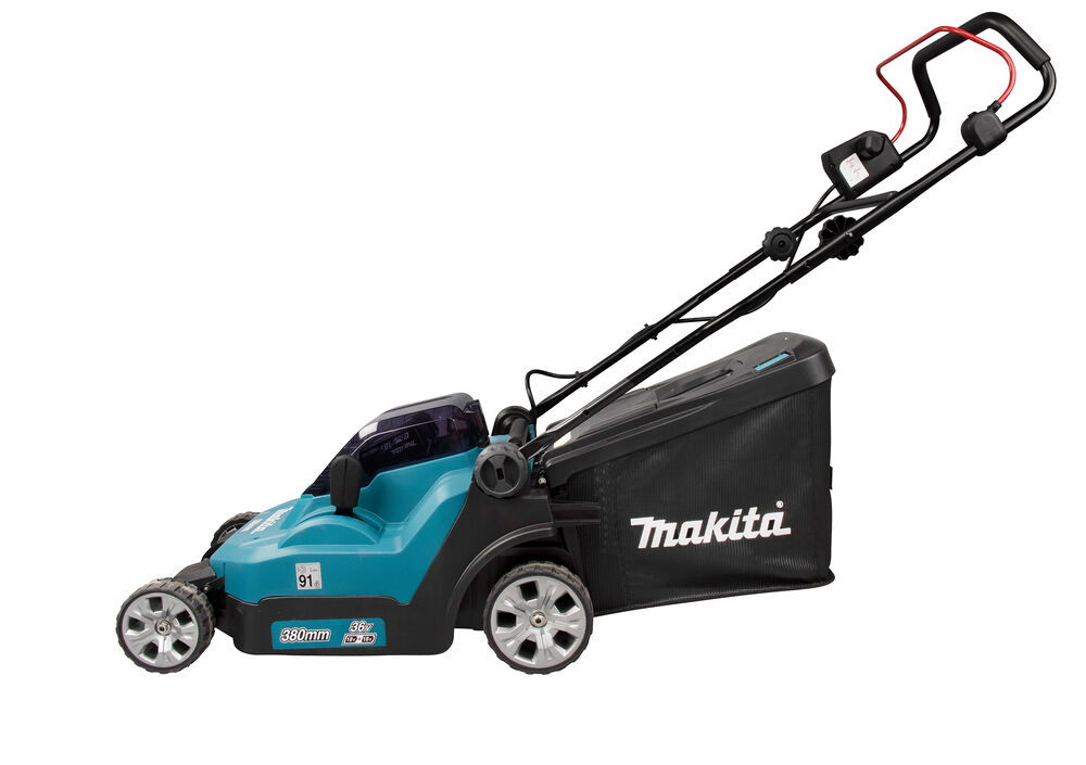 MAKITA Akku-Rasenmäher DLM382PM2 2x18V/4Ah Doppelladegerät