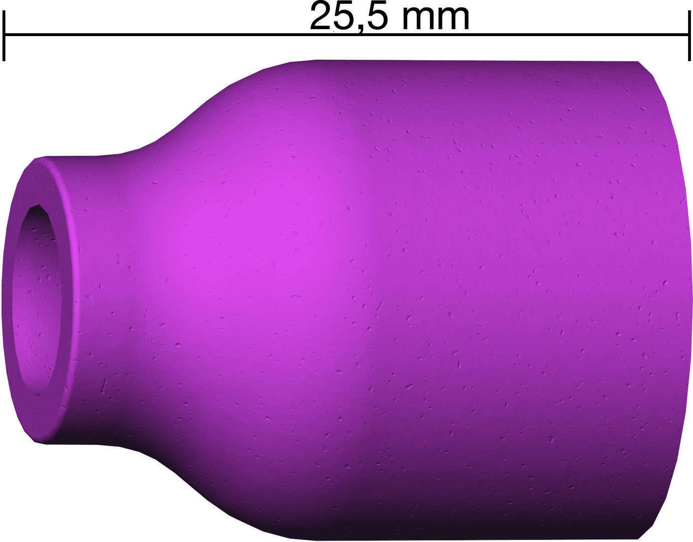 Keramische Gasdüse Gaslinse Gr. 5L 8,0mm Keramische Gasdüse Gaslinse Gr. 5L 8,0mm