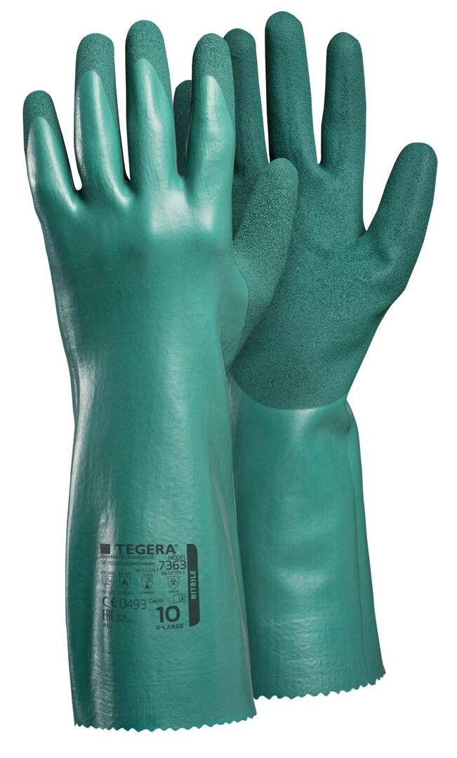TEGERA Chemikalienschutzhandschuh 7363 Cat.III, Gr. 9