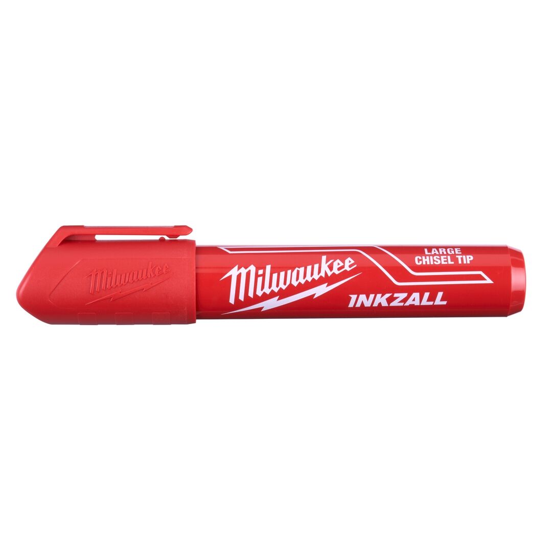 MILWAUKEE INKZALL Permanentmarker Keilspitze L rot