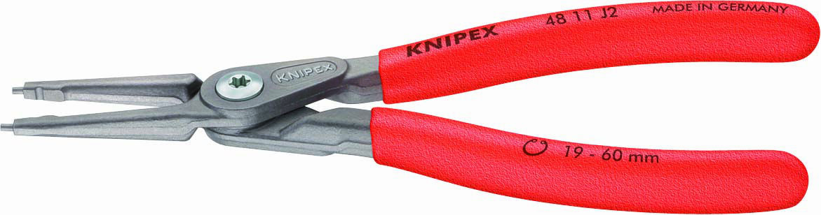 KNIPEX 48 11 J3 Präzisions- Sicherungsringzange für Innenr. in Bohr. KNIPEX 48 11 J3 Präzisions- Sicherungsringzange für Innenr. in Bohr.