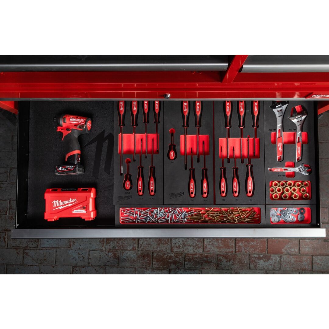 MILWAUKEE Schaumstoffeinlage Werkstattw. 1/3  Füllstück 46" / 117 cm