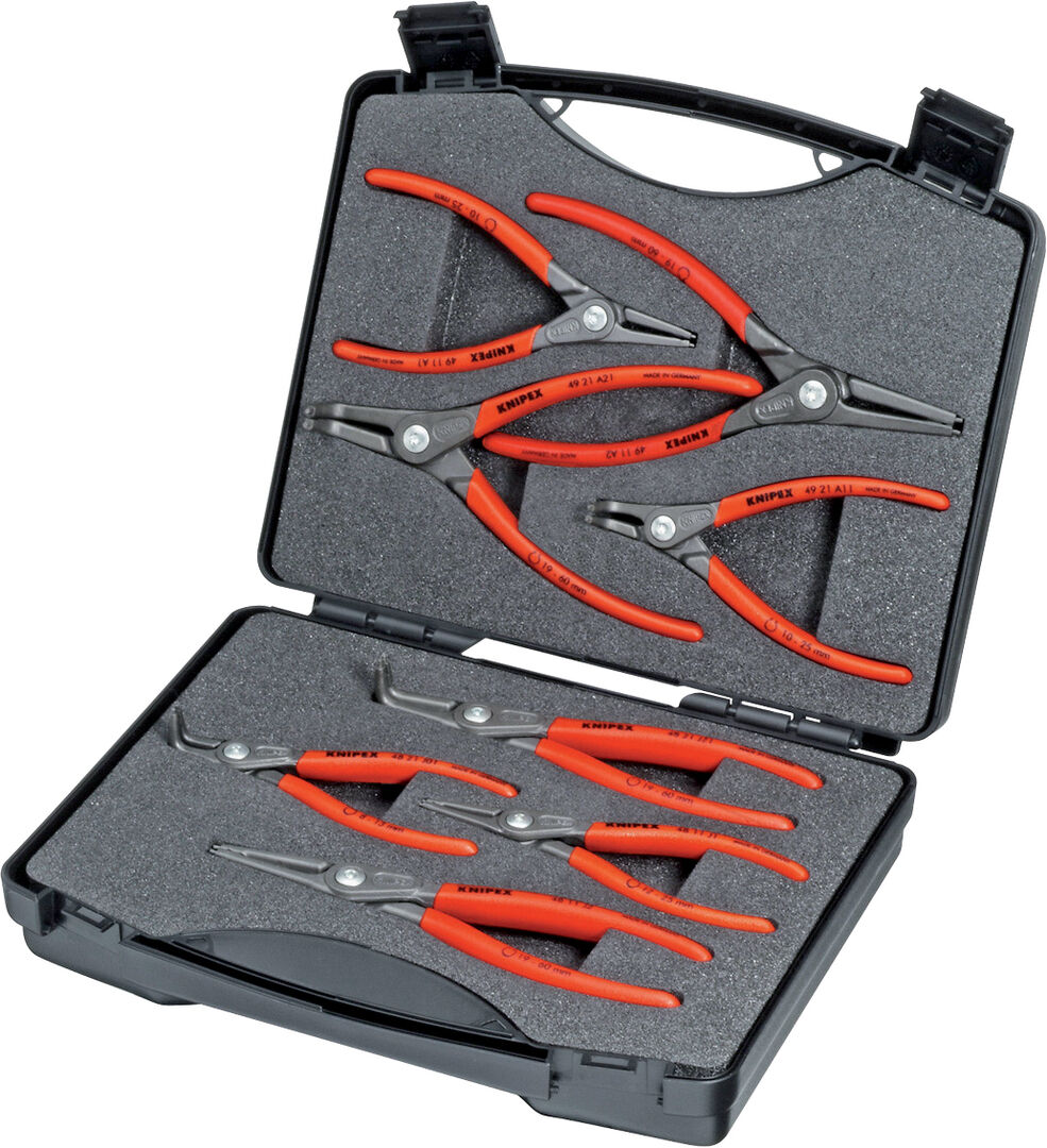 KNIPEX 00 21 25 Werkzeug-Box "SRZ" Sicherungsringzangen KNIPEX 00 21 25 Werkzeug-Box "SRZ" Sicherungsringzangen