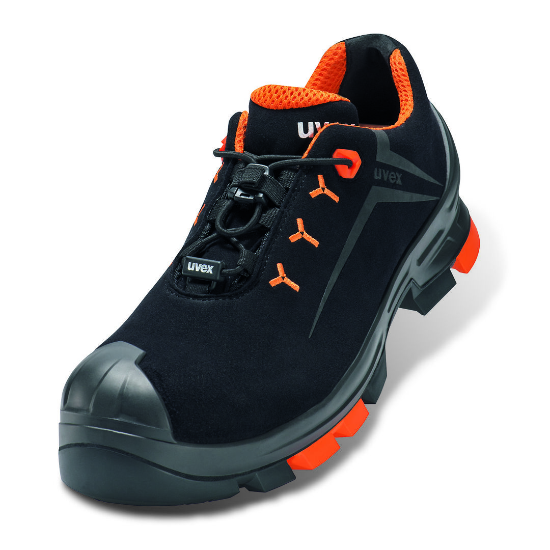 UVEX 2 Sicherheits-Halbschuh Gr. 42 W11 S3L ESD SR schw/orange 6508.2