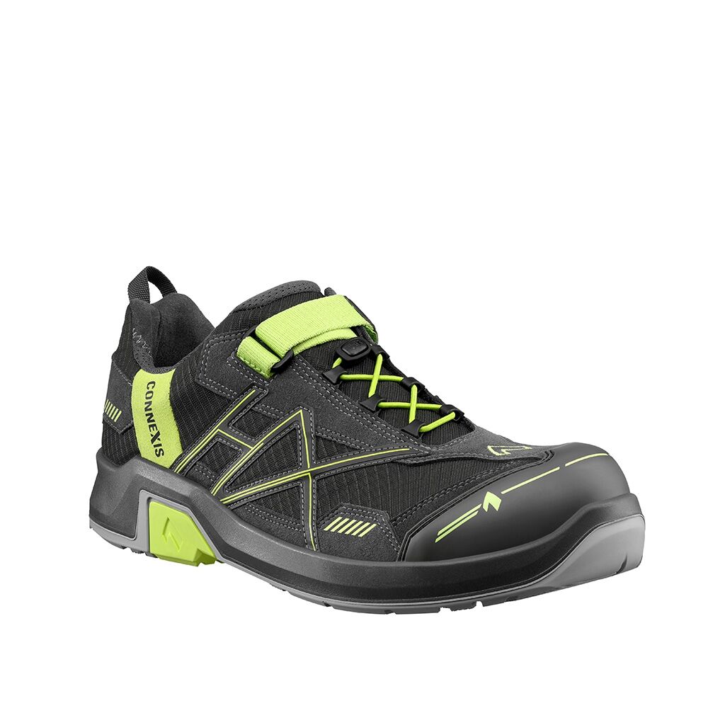 HAIX Sicherheitshalbschuh CONNEXIS grey /citrus Safety T S1 Low Gr. 41 (UK7)