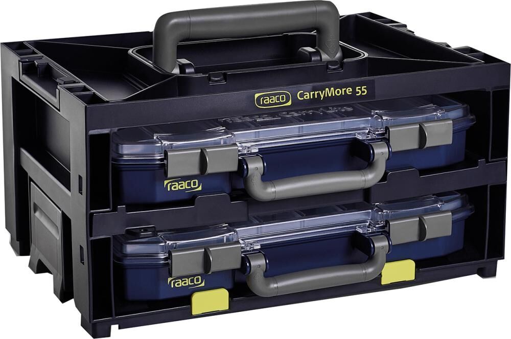 CarryMore 55x2 mit 2 CL 55 4x8-16, Farbe: schwarz
