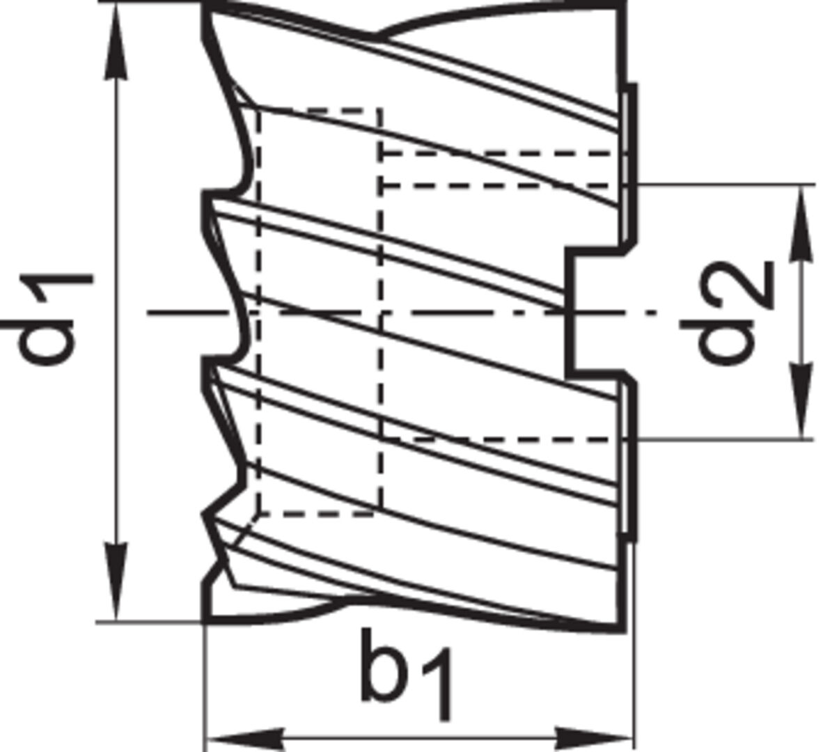 FORMAT Walzenstirnfräser DIN1880 HSSE 40x32 W FORMAT Walzenstirnfräser DIN1880 HSSE 40x32 W
