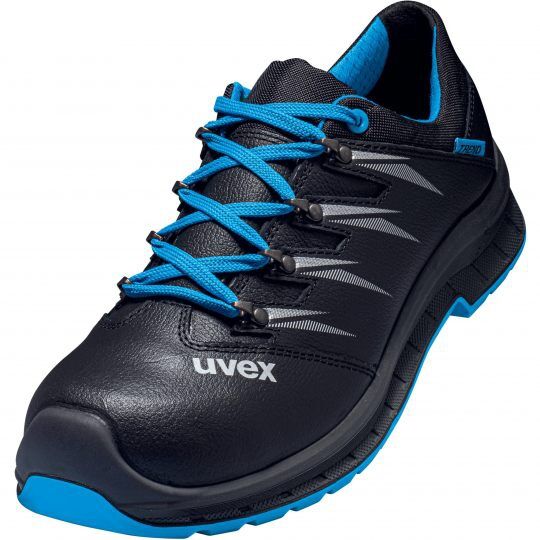 UVEX 2 trend Sicherheits-Halbschuh Gr.42 W11 S3 ESD SR schwarz/blau 6934.2