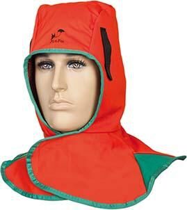 WELDAS Kopf- und Nackenschutz Stoff Orange 23-6690