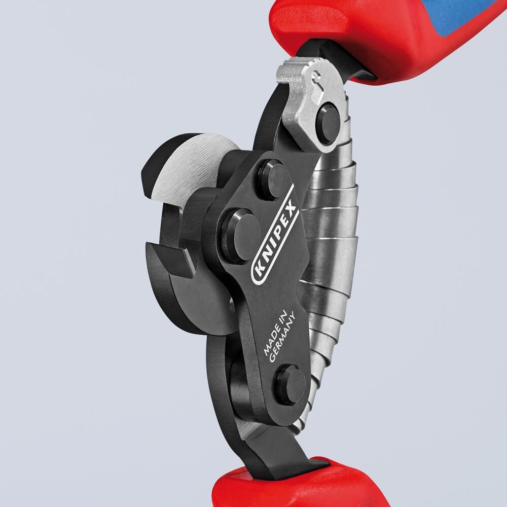 KNIPEX 95 62 160 Drahtseilschere auch f. hochf. Drahtseile Mehrk. brün. 160 mm KNIPEX 95 62 160 Drahtseilschere auch f. hochf. Drahtseile Mehrk. brün. 160 mm