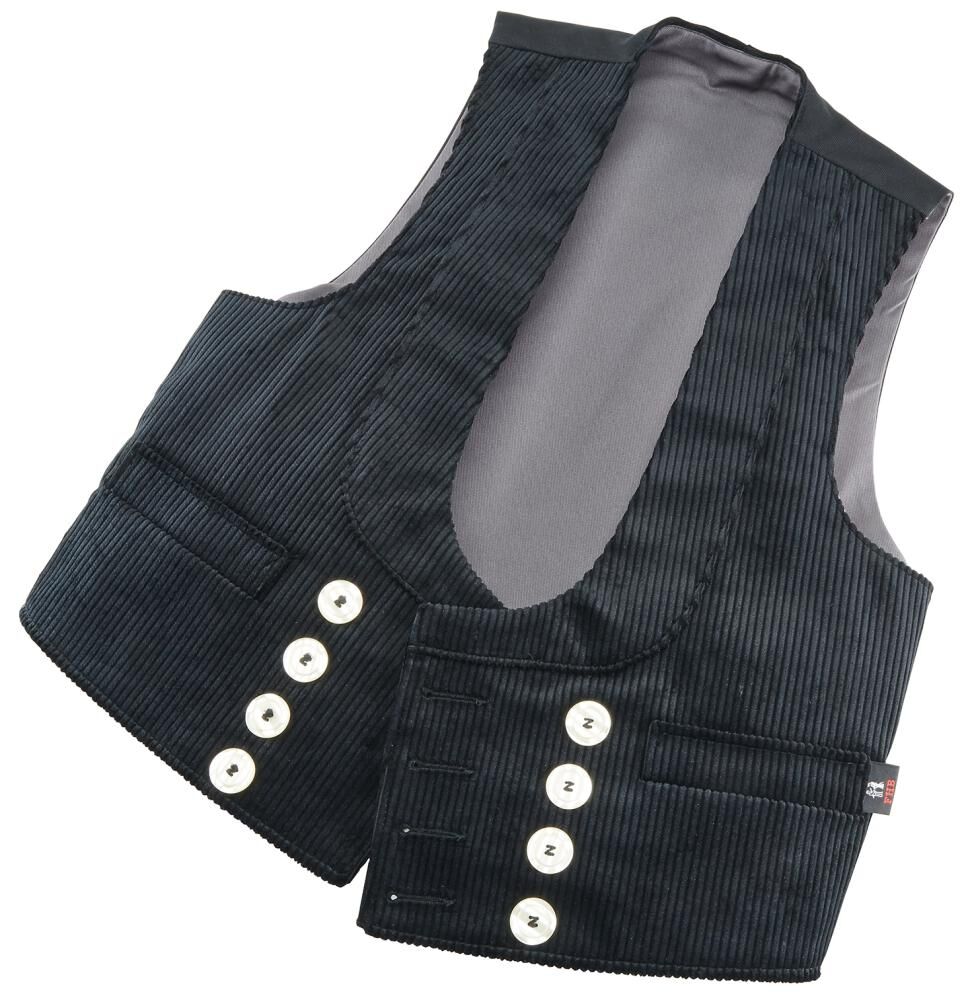 FHB Zunftweste HEINER Trenkercord 50016 schwarz Gr. 48 FHB Zunftweste HEINER Trenkercord 50016 schwarz Gr. 48