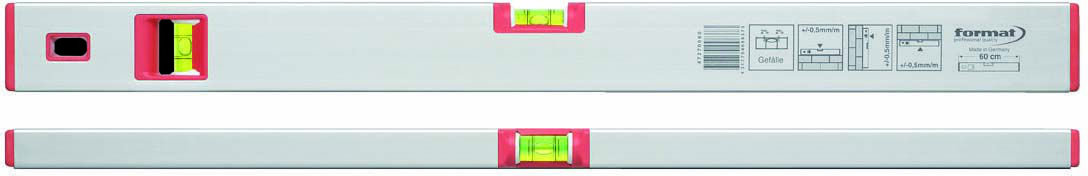 FORMAT Leichtmetall-Wasserwaage 150 cm FORMAT Leichtmetall-Wasserwaage 150 cm