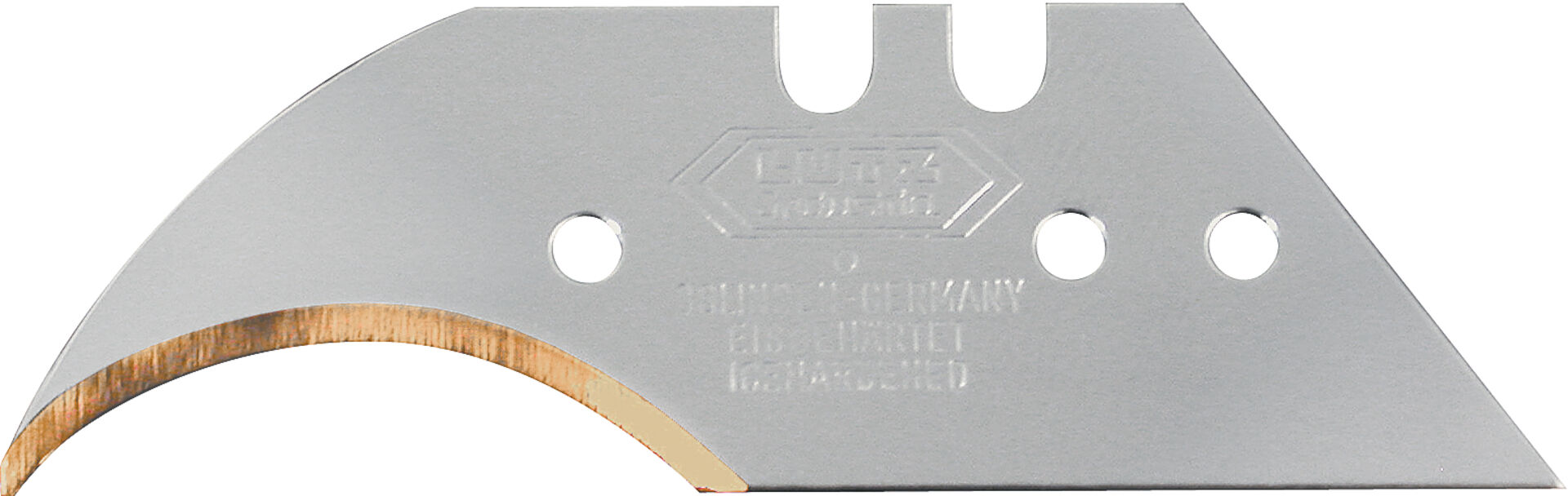 LUTZ Sichelklinge 0,65 mm, TiN beschichtet, a 10 Stück