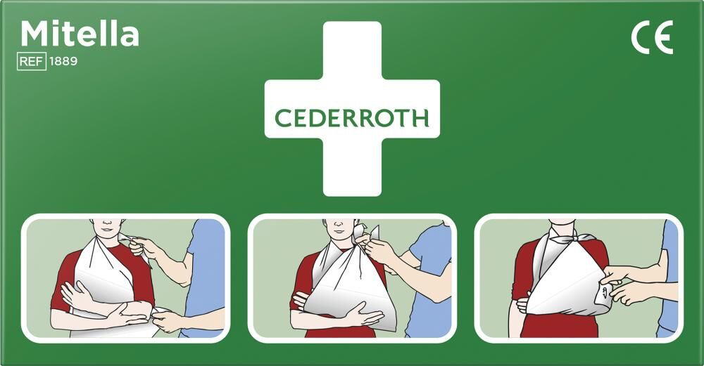 CEDERROTH Bandage/Kompr.für Arm/Kopf 2 Stck. Mitellen CEDERROTH Bandage/Kompr.für Arm/Kopf 2 Stck. Mitellen