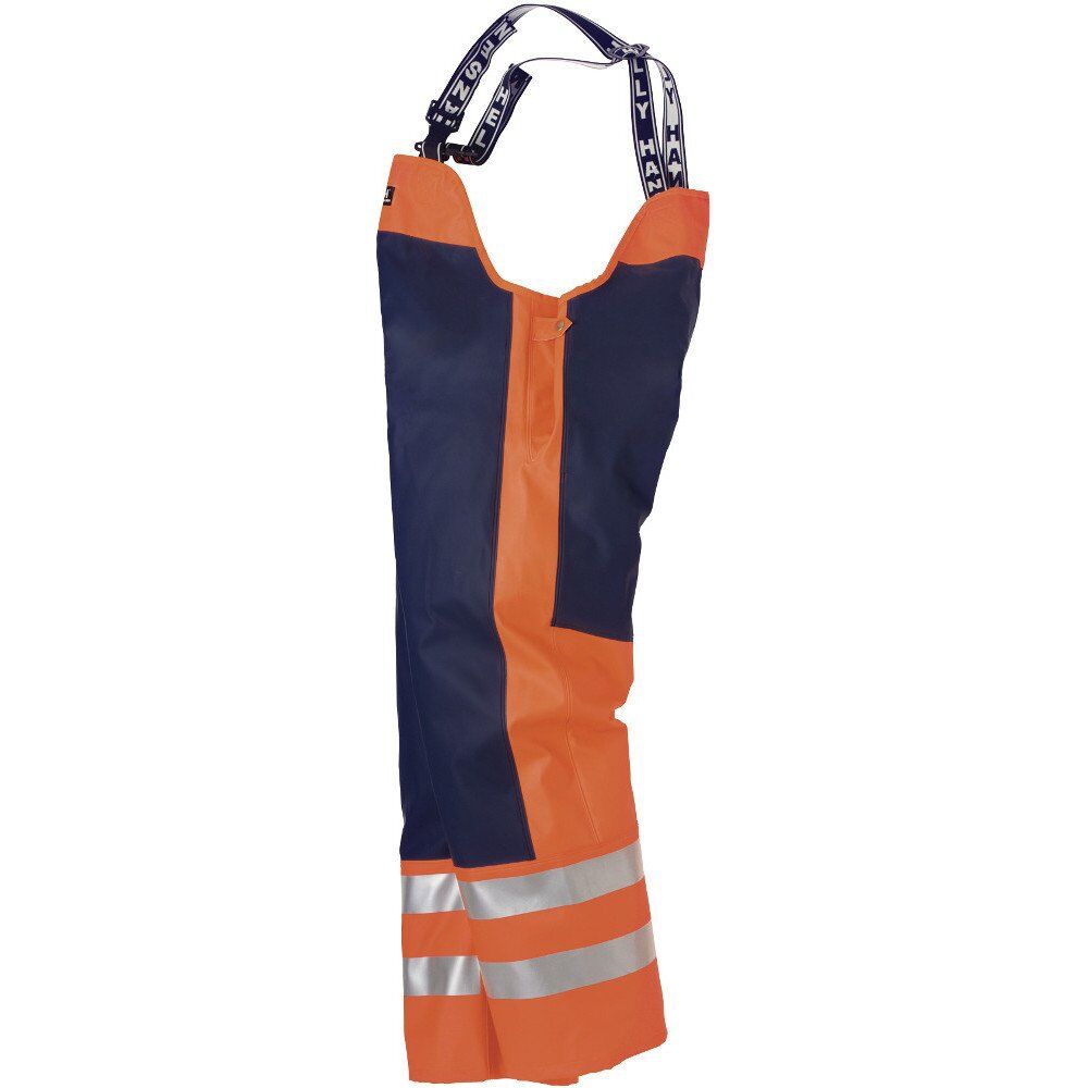 HELLY HANSEN Regen-Latzhose Lillehammer orange/marine Gr. XXL HELLY HANSEN Regen-Latzhose Lillehammer orange/marine Gr. XXL