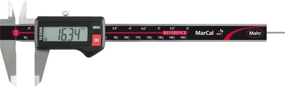 MAHR Digital-Taschenmessschieber MarCal16EWR, 0-150 mm, IP67 D8 INOX