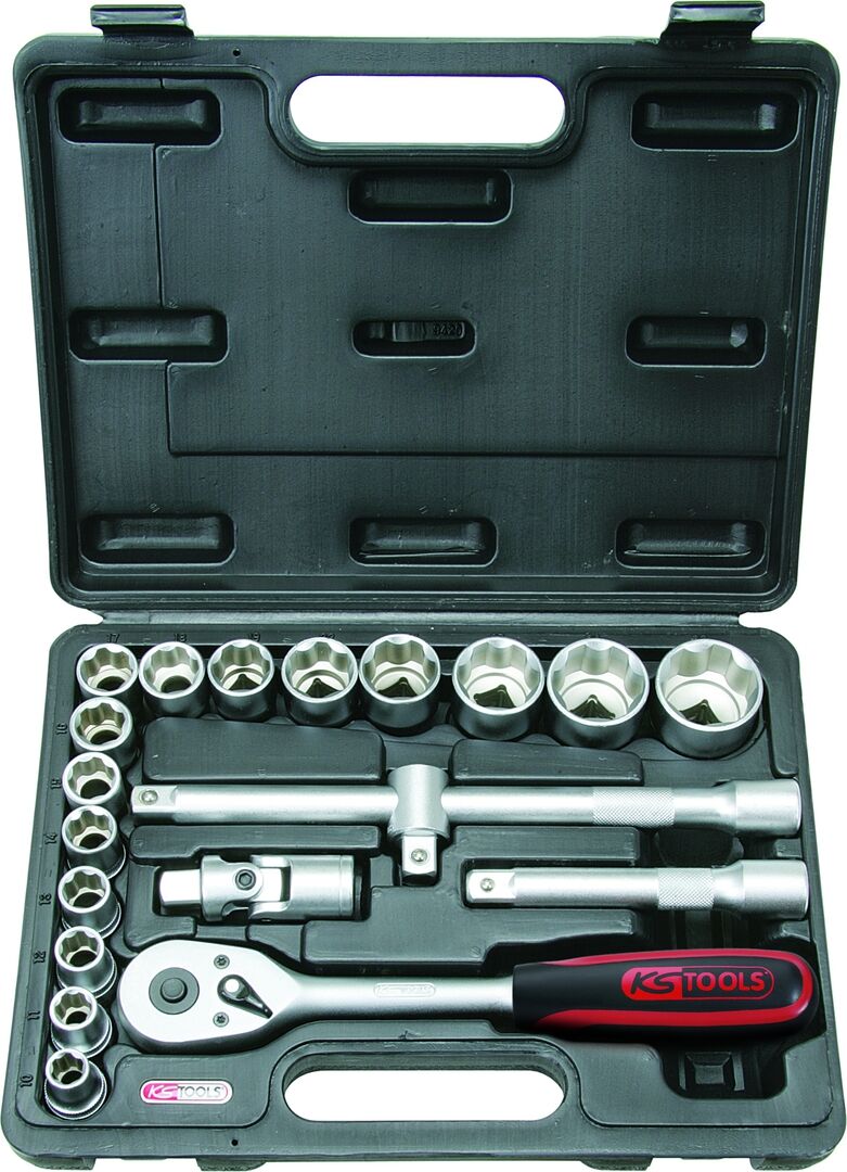KS TOOLS 1/2" Steckschlüssel-Satz 20-teilig