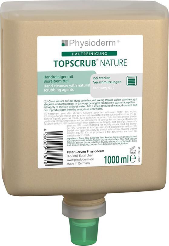 PHYSIODERM Handreiniger Topscrub nature 1.000 ml Neptuneflasche