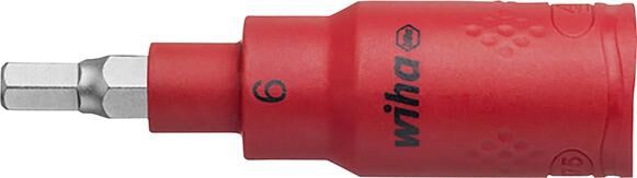 WIHA Schraubendrehereinsatz 3/8" Innen- 6kt VDE 6x75mm