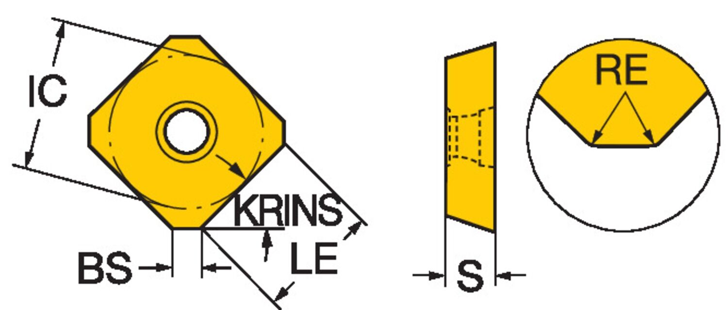 COROMANT CoroMill 245 Fräswendeplatte R245-12T3E-PL530