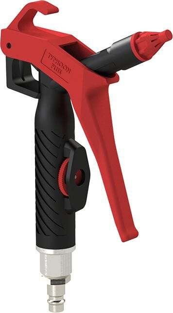 RIEGLER Hochleistungs-Blaspistole Typhoon Plus, Kunststoff, Stecker NW7,2