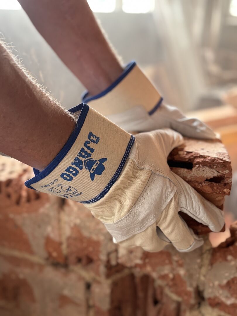 WEMAG Vollleder-Handschuh DJANGO Gr. 10,5 gummierte Stulpe WEMAG Vollleder-Handschuh DJANGO Gr. 10,5 gummierte Stulpe