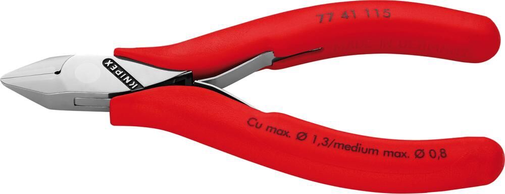 KNIPEX 77 41 115 Elektronik- Seitenschneider mit Mehrko. 115 mm
