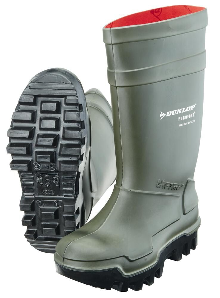 DUNLOP Thermo-Sicherheitsstiefel Purofort Thermo+ S5CI oliv Gr. 42 DUNLOP Thermo-Sicherheitsstiefel Purofort Thermo+ S5CI oliv Gr. 42