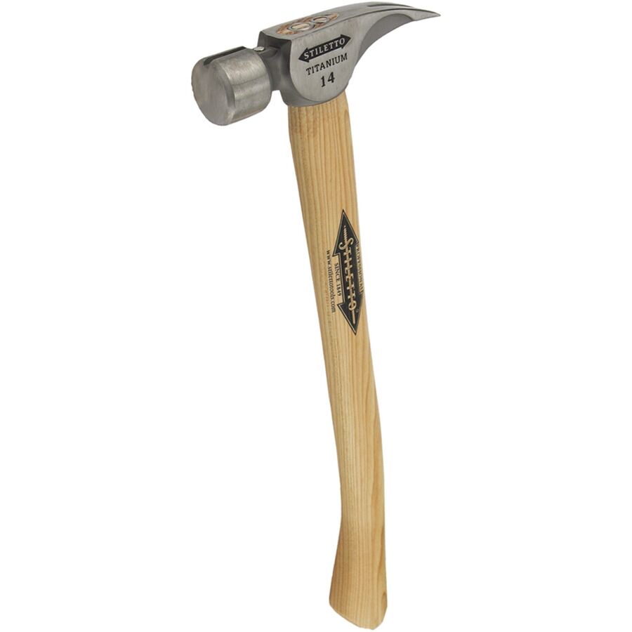 MILWAUKEE Titanhammer mit Hickorystiel Stiletto Ti14SC-H18, 457 mm, glatt MILWAUKEE Titanhammer mit Hickorystiel Stiletto Ti14SC-H18, 457 mm, glatt