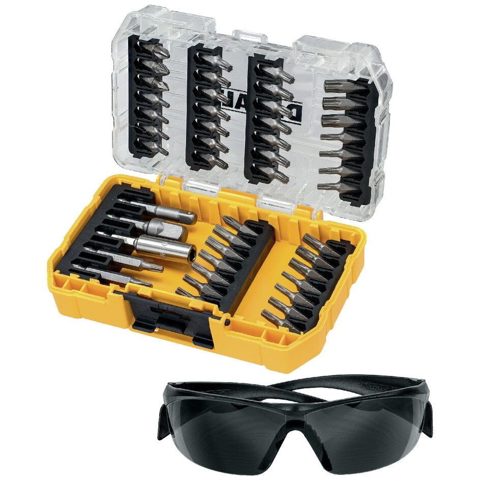 DEWALT Bit-Set 47-tlg. inkl Brille DT70704-QZ DEWALT Bit-Set 47-tlg. inkl Brille DT70704-QZ
