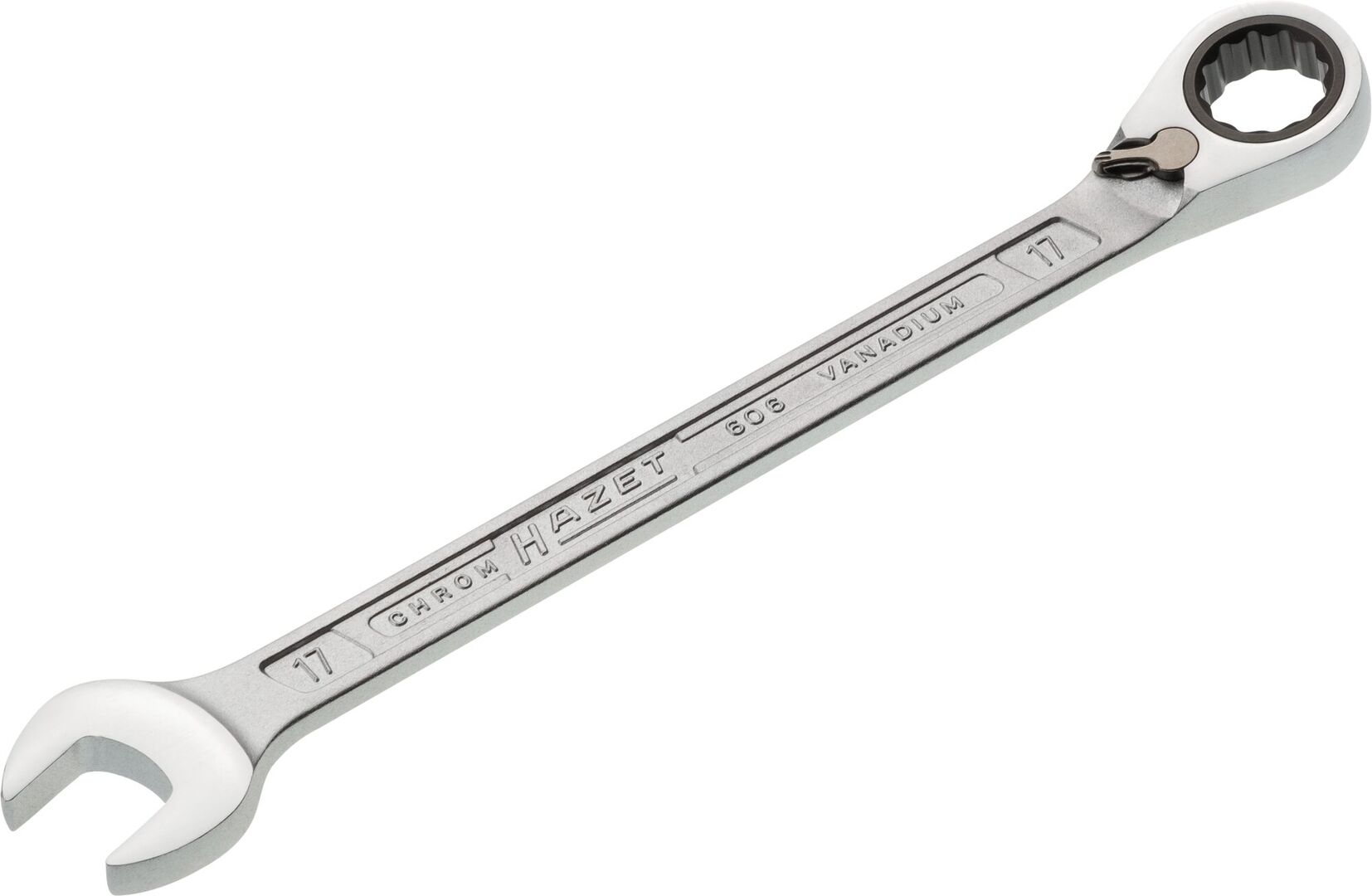 HAZET Knarren-Ring-Maulschlüssel 606 17 mm HAZET Knarren-Ring-Maulschlüssel 606 17 mm