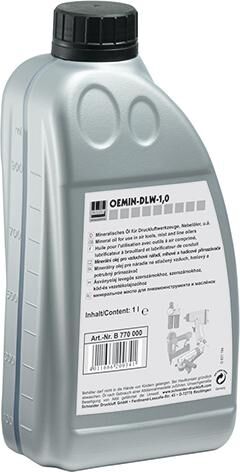 SCHNEIDER DRUCKLUFT Mineralisches Druckluft Öl für DL-Werkzeuge im 1 Liter-Gebinde SCHNEIDER DRUCKLUFT Mineralisches Druckluft Öl für DL-Werkzeuge im 1 Liter-Gebinde