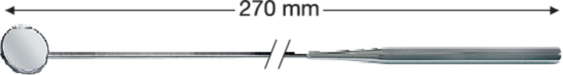 HESSE Suchspiegel rund D24mm 270mm HESSE Suchspiegel rund D24mm 270mm