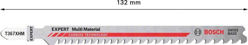 BOSCH Stichsägeblatt T 367 XHM EXPERT Multi Material VE 3 BOSCH Stichsägeblatt T 367 XHM EXPERT Multi Material VE 3