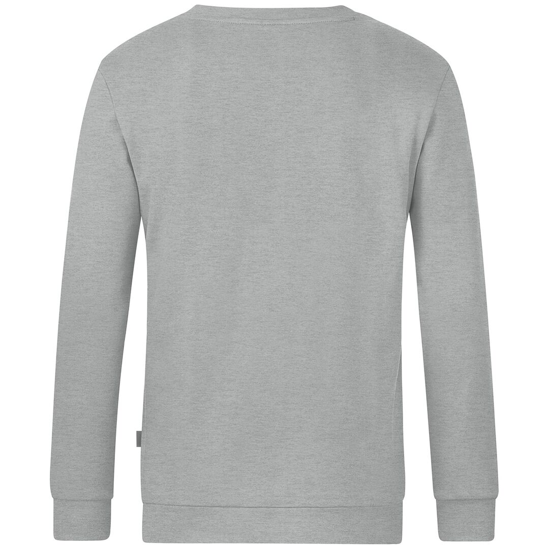 JAKO Sweat Organic Unisex C8820, Gr. L hellgrau meliert
