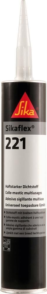 SIKA Sikaflex-221 300ml schwarz MDI Silka SIKA Sikaflex-221 300ml schwarz MDI Silka
