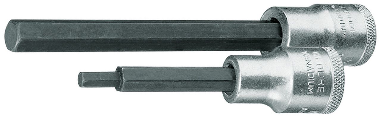 GEDORE Schraubendrehereinsatz 1/2" 90mm Innen-6kt 8mm, IN 19 L 8-90, 6157730