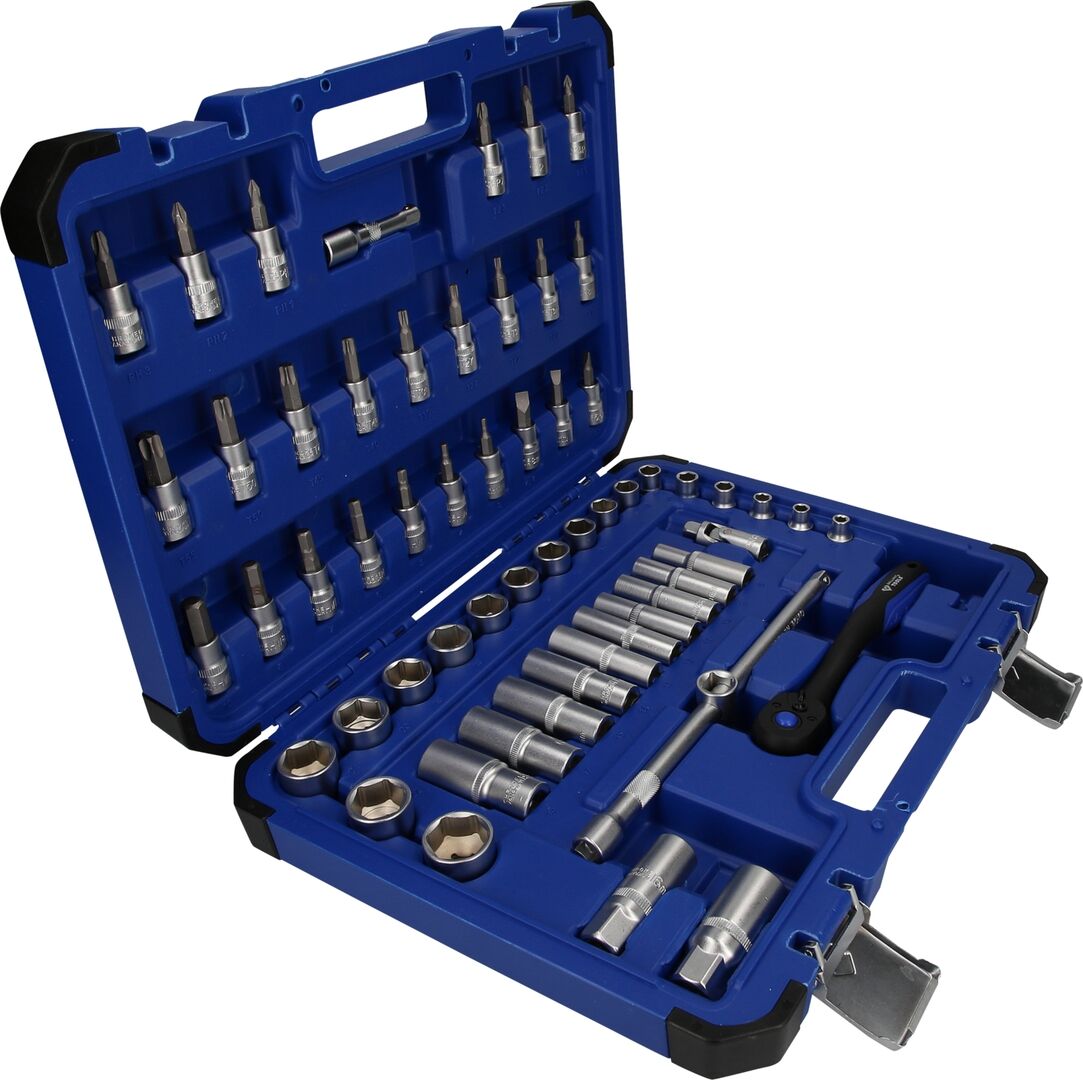 BRILLIANT TOOLS 3/8" Steckschlüssel-Satz,61-tlg. BRILLIANT TOOLS 3/8" Steckschlüssel-Satz,61-tlg.