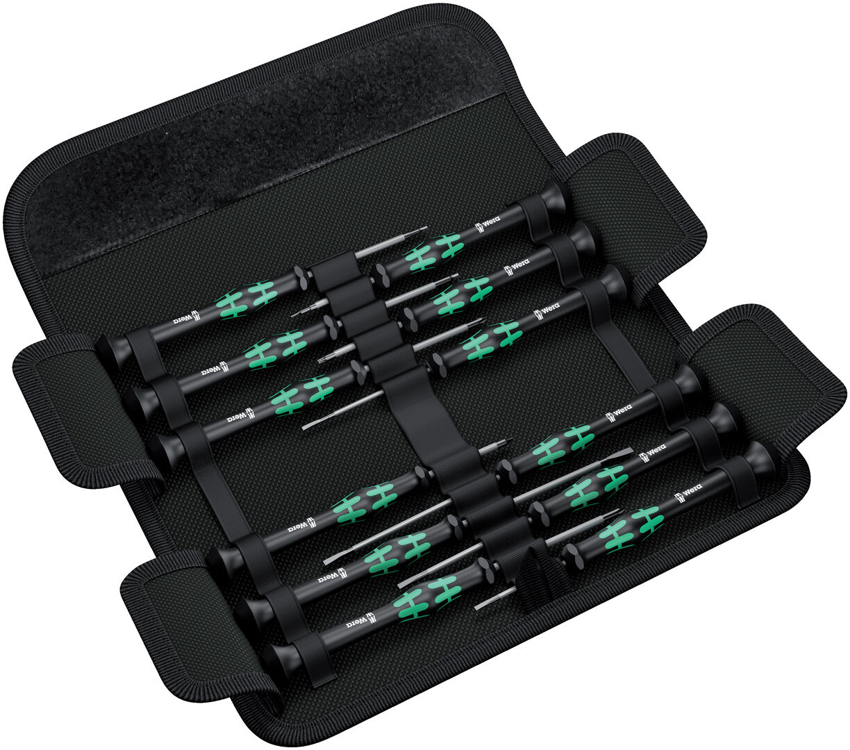 Elektronik-S-Dreher Satz 12tlg. in Tasche     Wera